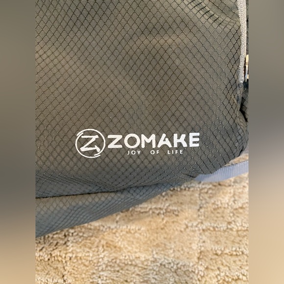 Zomake Gray Backpack Lightweight Bag Rucksack Back Pack - Picture 2 of 7